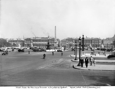 Place de la Concorde, diseñada en 1757 de Jacques Ange Gabriel